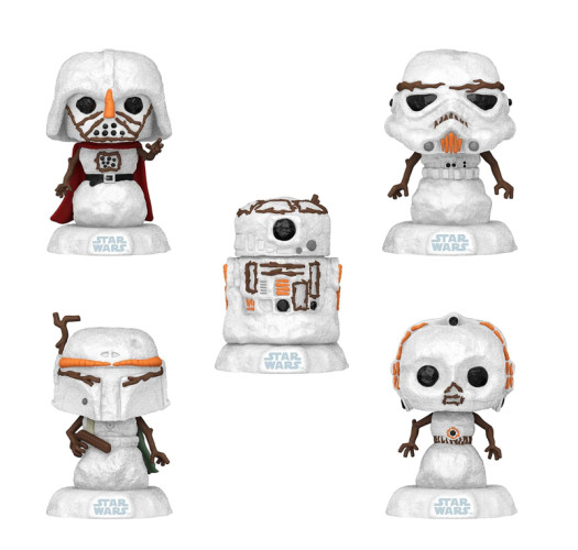 Funko Pop! Star Wars Holiday: Snowman 5 Pack Figures